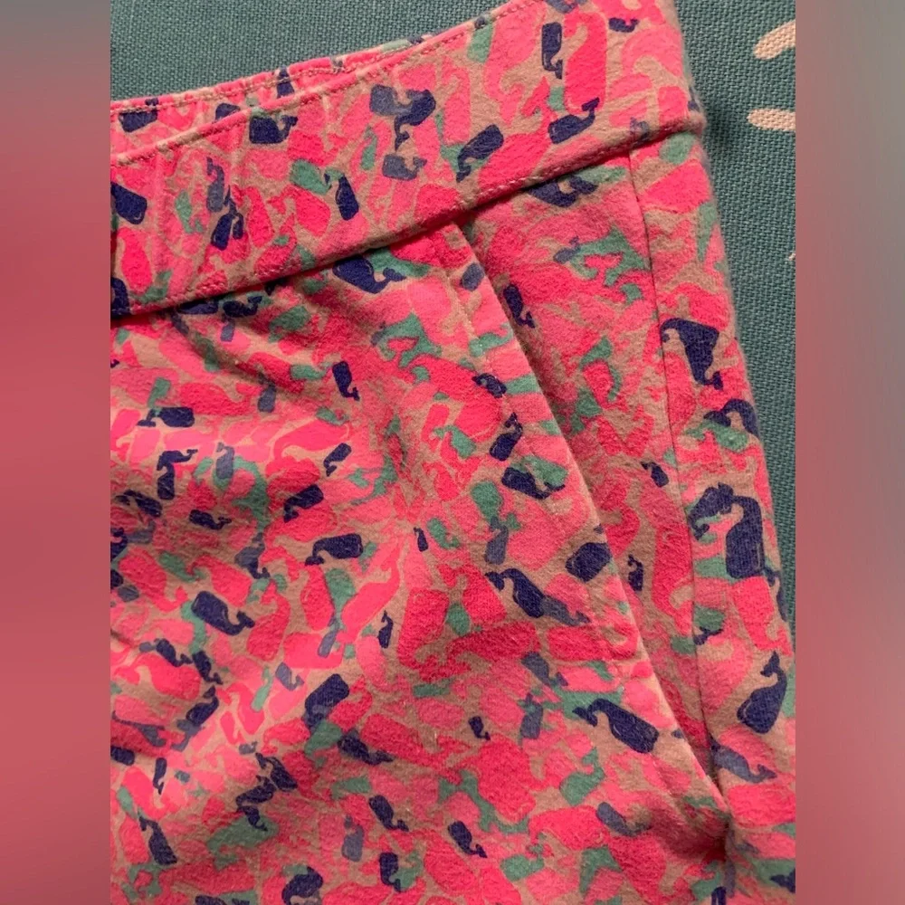 Vineyard Vines,  pink and blue whale pattern shorts - Picture 3 of 5
